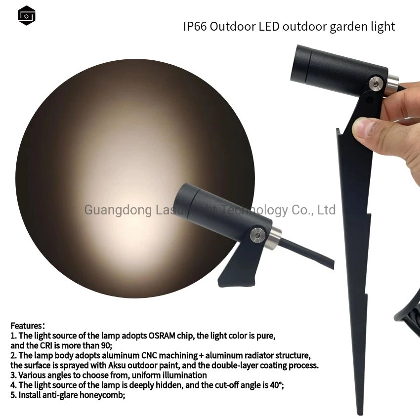 2W / 2.5W Low Voltage Wattage LED Outdoor IP66 Garden Spike Landscape Light