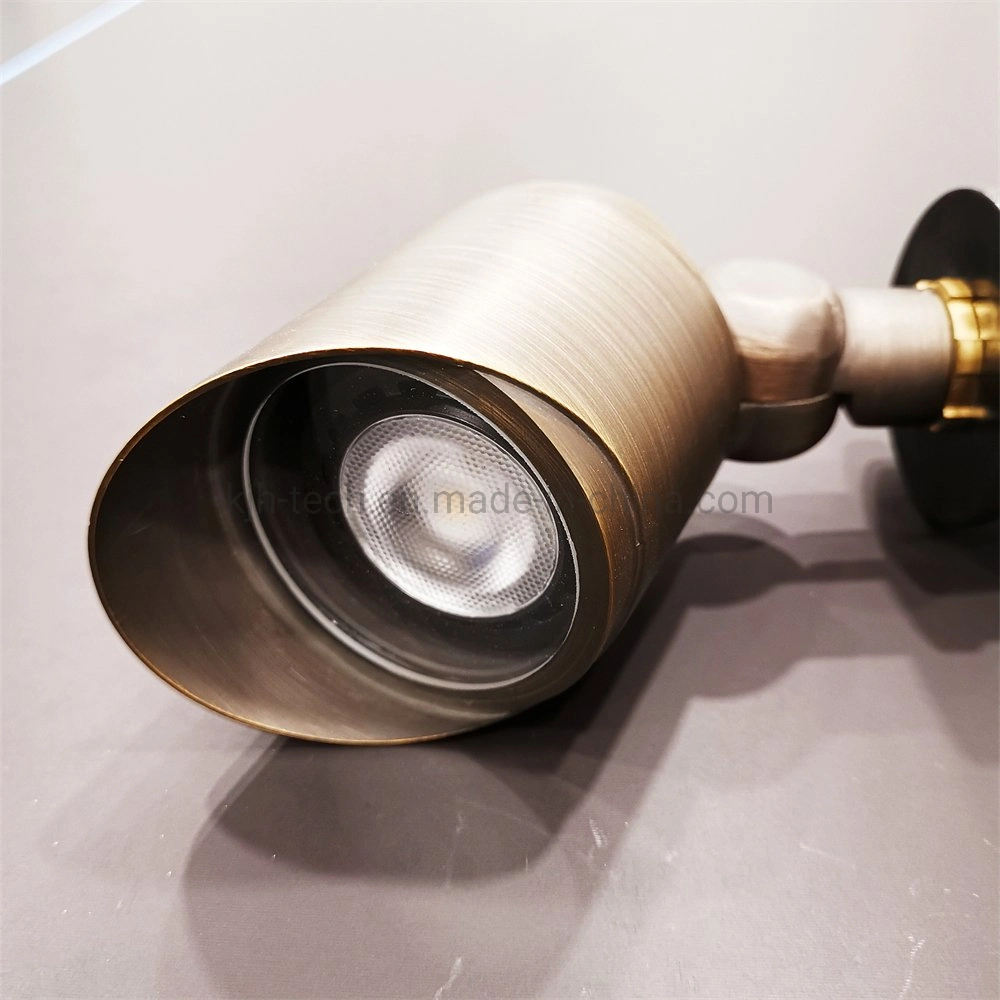 Brass LED Landscape up Light Fixture Outdoor Garden MR16 Spot Light