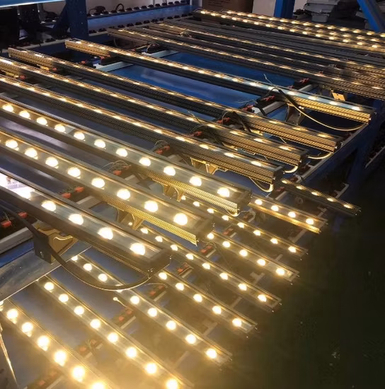 96 Licht 96PCS 10W 벽 세탁기 960W 96X10W 4in1 DMX 도시 색상 LED 야외